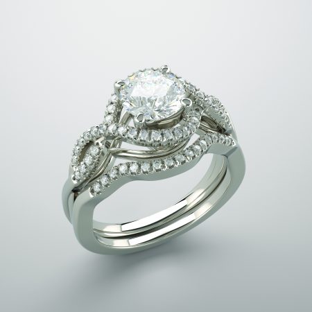round cut diamond engagement ring, jeweler's row philadelphia, pa